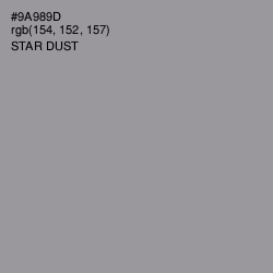 #9A989D - Star Dust Color Image